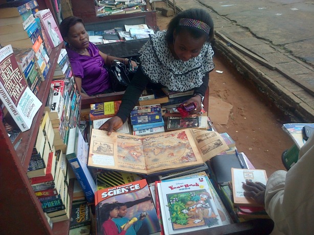 Up & Close, Mini-Library-Bookshop, Onitsha Post-Office, Onitsha, Nigeria. photo by Okoye Chukwudi